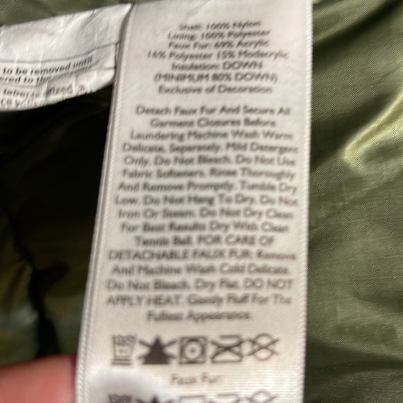 Mens down water repellent parka - Picture 5 of 6